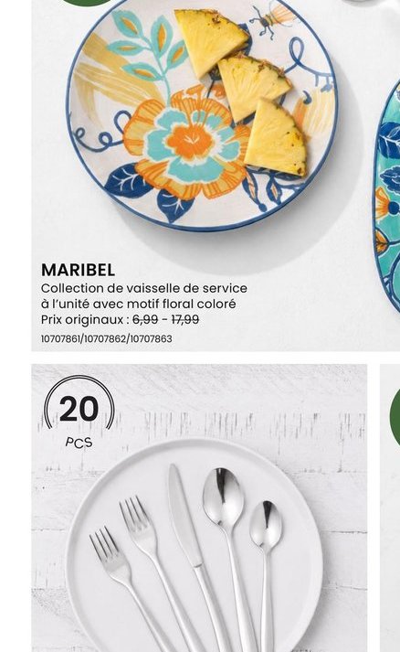 MARIBEL Collection de vaisselle