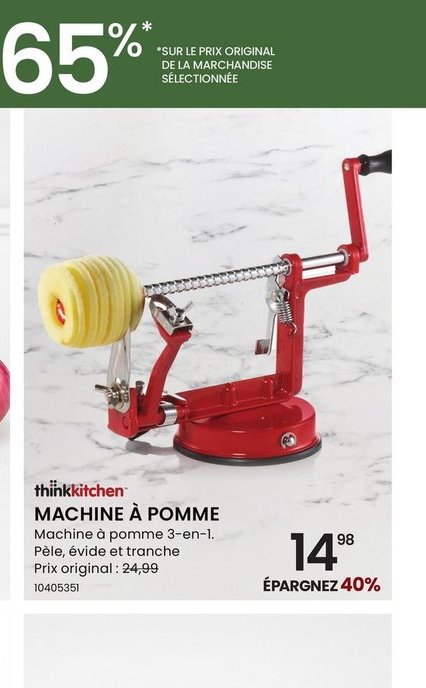 thinkKitchen MACHINE À POMME