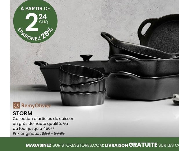 RemyOlivier STORM Collection d'articles de cuis…