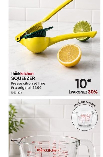 thinkkitchen SQUEEZER Presse citron et lime
