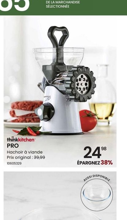 thinkkitchen PRO Hachoir à viande