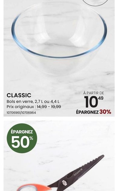 CLASSIC Bols en verre