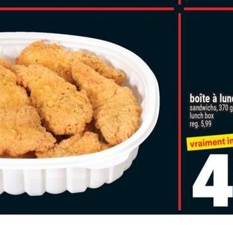 Lanières de poitrine de poulet Irrésistible
