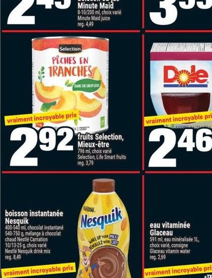 Minute Maid Boisson ou jus