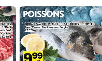 Côtes courtes de boeuf frais Canada AA