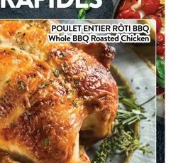 POULET ENTIER RÔTI BBQ
