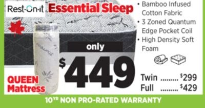 Essential Sleep Queen Mattress