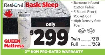Basic Sleep Queen Mattress