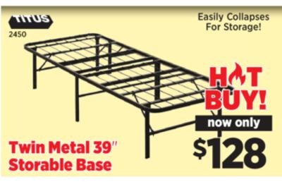 Twin Metal 39" Storable Base