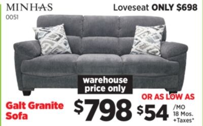 Galt Granite Sofa