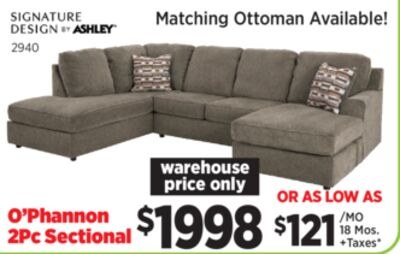 O'Phannon Putty 2Pc Sectional
