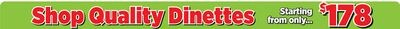 Shop Quality Dinettes