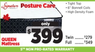 Posture Care Queen Mattress