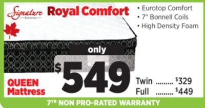 Royal Comfort Queen Mattress
