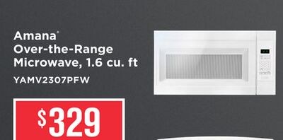 Amana® Over-the-Range Microwave, 1.6 cu. ft