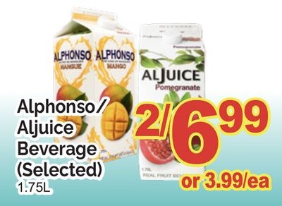 ALPHONSO/ALJUICE BEVERAGE, 1.75L