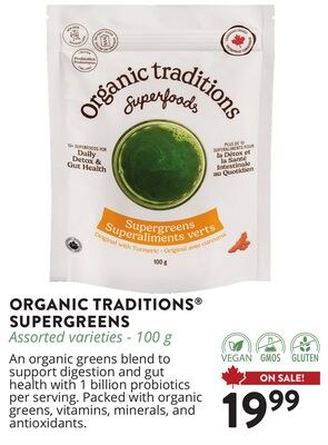 ORGANIC TRADITIONS® SUPERGREENS
