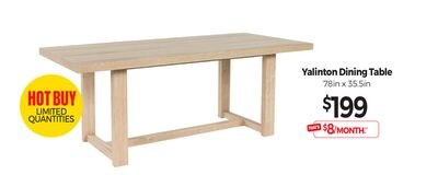 Yalinton Dining Table