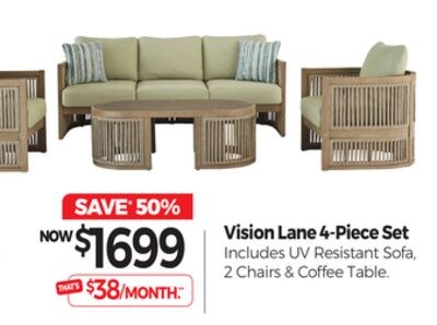 Vision Lane 4-Piece Set