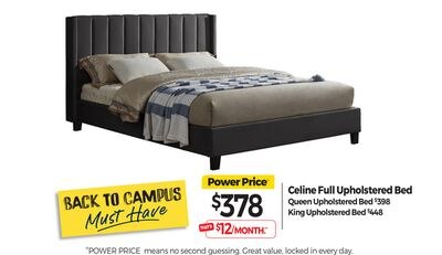 Celine Full Upholstered Bed