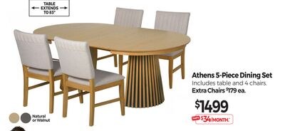Athens 5-Piece Dining Set