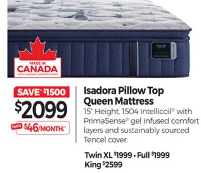 Isadora Pillow Top Queen Mattress