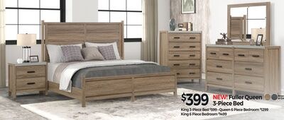 Fuller Queen 3-Piece Bed