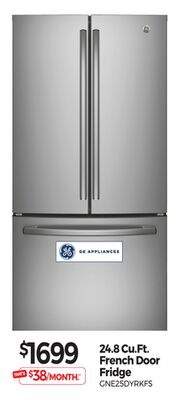 24.8 Cu.Ft. French Door Fridge
