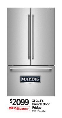 31 Cu.Ft French Door Fridge