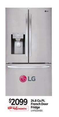24.8 Cu Ft. French Door Fridge