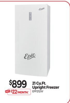 Epic Upright Freezer
