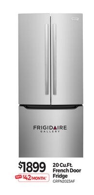 20 Cu Ft. French Door Fridge