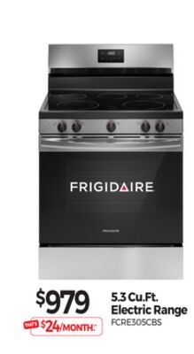 5.3 Cu.Ft. Electric Range