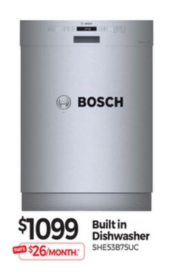 BUILT IN DISHWASHER