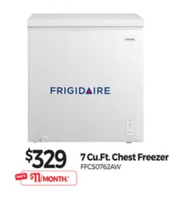 Frigidaire 7 Cu.Ft. Chest Freezer