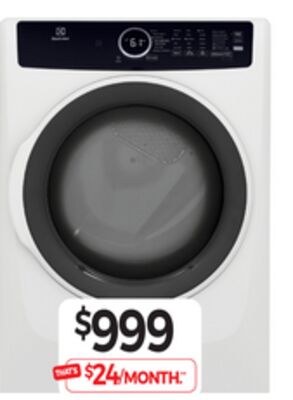 8.0 Cu.Ft. Front Load Dryer