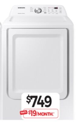 SAMSUNG 7.2 Cu.Ft. Electric Dryer