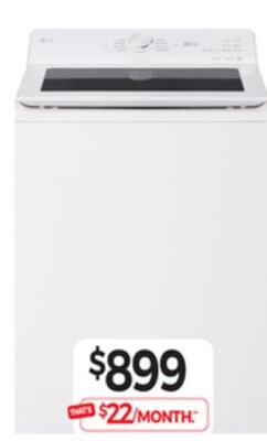 5.8 Cu.Ft. Top Load Washer