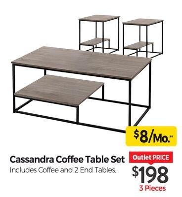 Cassandra Coffee Table Set