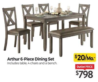 Arthur 6-Piece Dining Set