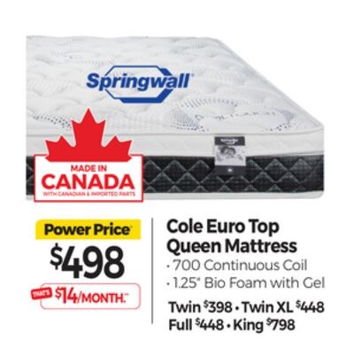Cole Euro Top Queen Mattress