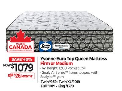 Yvonne Euro Top Queen Mattress