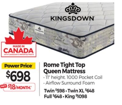 Rome Tight Top Queen Mattress