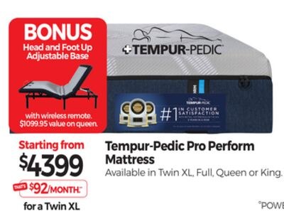 Tempur-Pedic Pro Perform Mattress