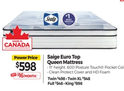 Saige Euro Top Queen Mattress