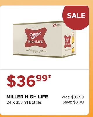 MILLER HIGH LIFE