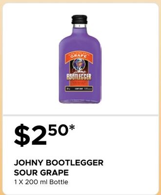 JOHNY BOOTLEGGER SOUR GRAPE