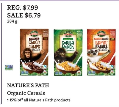 NATURE'S PATH Organic Cereals