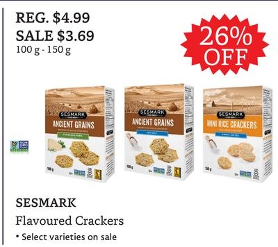 SESMARK Flavoured Crackers