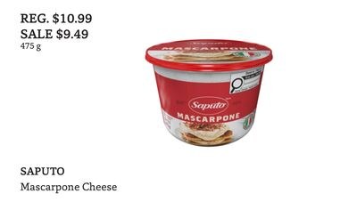 SAPUTO Mascarpone Cheese